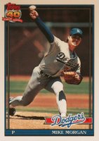 1991 Topps Tiffany #631 Mike Morgan Baseball Card