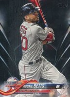 2018 Topps Update #US64 Mookie Betts Black Baseball Card