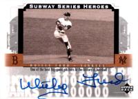 2001 Upper Deck Kit Young Conference Subway Series #SS2 Whitey Ford Autograph Baseball Card