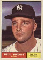 1961 Topps #252 Bill Short Baseball Card