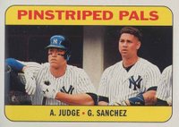 2018 Topps Heritage  #183 Aaron Judge/Gary Sanchez Baseball Card