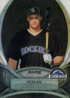 2010 Bowman Sterling Prospects #BSPNA Nolan Arenado Black Refractor Baseball Card