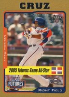 2005 Topps Updates & Highlights #UH206 Nelson Cruz Gold Baseball Card