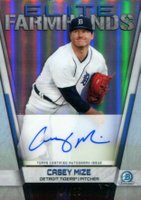 2019 Bowman Chrome Elite Farmhands Autographs #CM Casey Mize Baseball Card