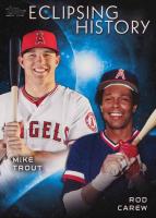 2015 Topps Eclipsing History #EH-7 Mike Trout/Rod Carew Baseball Card