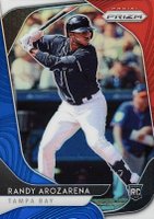 2020 Panini Prizm #53 Randy Arozarena Red/White/Blue Prizm Baseball Card
