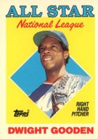 1988 Topps Tiffany #405 Dwight Gooden Baseball Card