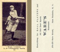 1916 Wares #28 Max Carey Baseball Card