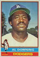 1976 Topps #605 Al Downing Baseball Card