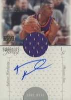 2000 Upper Deck Pros & Prospects Signature Jerseys #AH Anfernee Hardaway Basketball Card