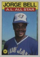 1986 Topps #718 George Bell All-Star Baseball Card