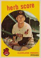 1959 Topps #88 Herb Score Baseball Card