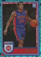 2022 Panini NBA Hoops #235 Jaden Ivey Teal Explosion Basketball Card