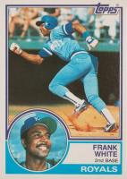1983 Topps #525 Frank White Baseball Card