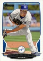 2013 Bowman #91 Clayton Kershaw Baseball Card