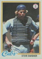 1978 Topps #252 Steve Swisher Baseball Card