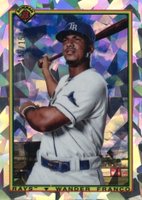 2020 Bowman Chrome 1990 Bowman #90BWF Wander Franco Atomic Refractor Baseball Card