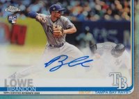 2019 Topps Chrome Update Autographs #BL Brandon Lowe Baseball Card