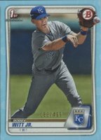 2020 Bowman Paper Prospects #BP25 Bobby Witt Jr. Sky Blue Baseball Card