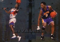1999 Metal Rivalries #6 Anfernee Hardaway/Kobe Bryant Basketball Card