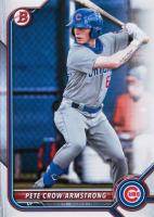 2022 Bowman Paper Prospects #BP102 Pete Crow-Armstrong Baseball Card