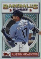 2020 Finest Flashbacks #188 Austin Meadows Refractor Baseball Card