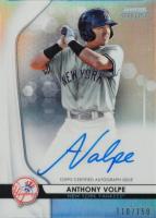 2020 Bowman Sterling Prospect Autographs #AV Anthony Volpe Refractor Baseball Card