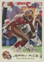 1999 Fleer Focus #4 Jerry Rice Football Card