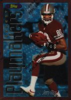 1996 Finest #175 Jerry Rice w/Coating Football Card