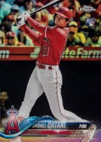 2018 Topps Chrome Complete Set #700 Shohei Ohtani Retail Baseball Card