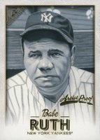 2018 Topps Gallery #150 Babe Ruth Artist Proof Baseball Card