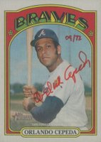 2021 Topps Heritage Real One Autographs #OC Orlando Cepeda Red Ink Baseball Card