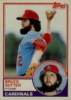 1983 Topps #150 Bruce Sutter Baseball Card