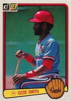 1983 Donruss #120 Ozzie Smith Baseball Card
