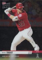 2019 Topps Now Future Award Winners Chrome Winner #MT7 Mike Trout Baseball Card