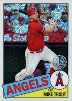 2020 Topps Update Silver Pack 1985 Chrome Promo #CPC45 Mike Trout Baseball Card