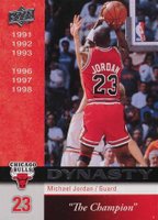2008 Upper Deck Bulls Dynasty #CHI8 Michael Jordan Basketball Card