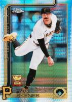 2025 Topps Chrome #300 Paul Skenes Prism Refractor Baseball Card
