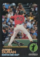 2022 Topps Heritage #211 Jarren Duran Black Border Baseball Card