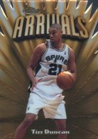 1997 Finest Embossed #325 Tim Duncan Basketball Card