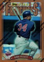 1996 Finest #271 Kirby Puckett Refractor w/Coating Baseball Card