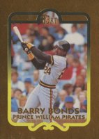 1993 Bleachers Barry Bonds #2 Barry Bonds Prince William Pirates Baseball Card