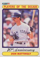 1990 Fleer #626 Don Mattingly Baseball Card