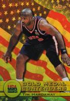 1999 Finest #232 Tim Hardaway Gold Refractor Basketball Card