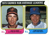 1974 Topps #206 Earned Run Average Leaders Baseball Card