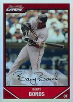 2007 Bowman Chrome Draft Picks #237 Barry Bonds Refractor Baseball Card