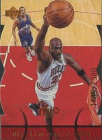 1998 Upper Deck MJx #108 Michael Jordan Red Basketball Card
