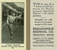 1916 Indianapolis Brewing #51 Larry Doyle Baseball Card