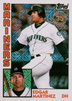 2019 Topps Silver Pack 1984 Chrome Promo  #37 Edgar Martinez Baseball Card