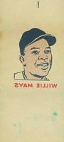 1960 Topps Tattoos # Willie Mays Baseball Card